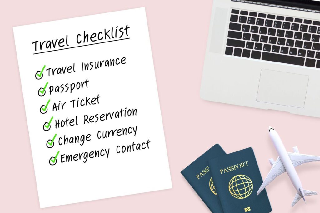 安全な海外旅行のためのチェックリスト
