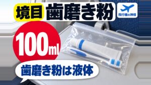 飛行機に歯磨き粉は持ち込み可能？機内での歯磨き方法を解説