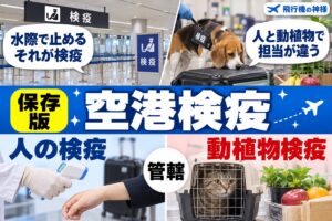 空港検疫の役割とは?日本に入国する際の注意点を徹底解説!