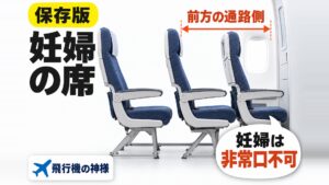 【妊婦さんにおすすめ】飛行機の座席選びと過ごし方のポイント！