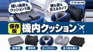 飛行機の座席、エコノミーでもクッション1つで快適シートになる！？