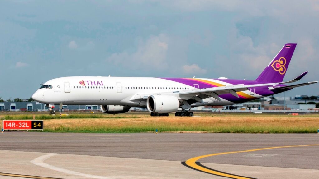Thai Airwaysの旅客機（タイ航空セントレア増便）